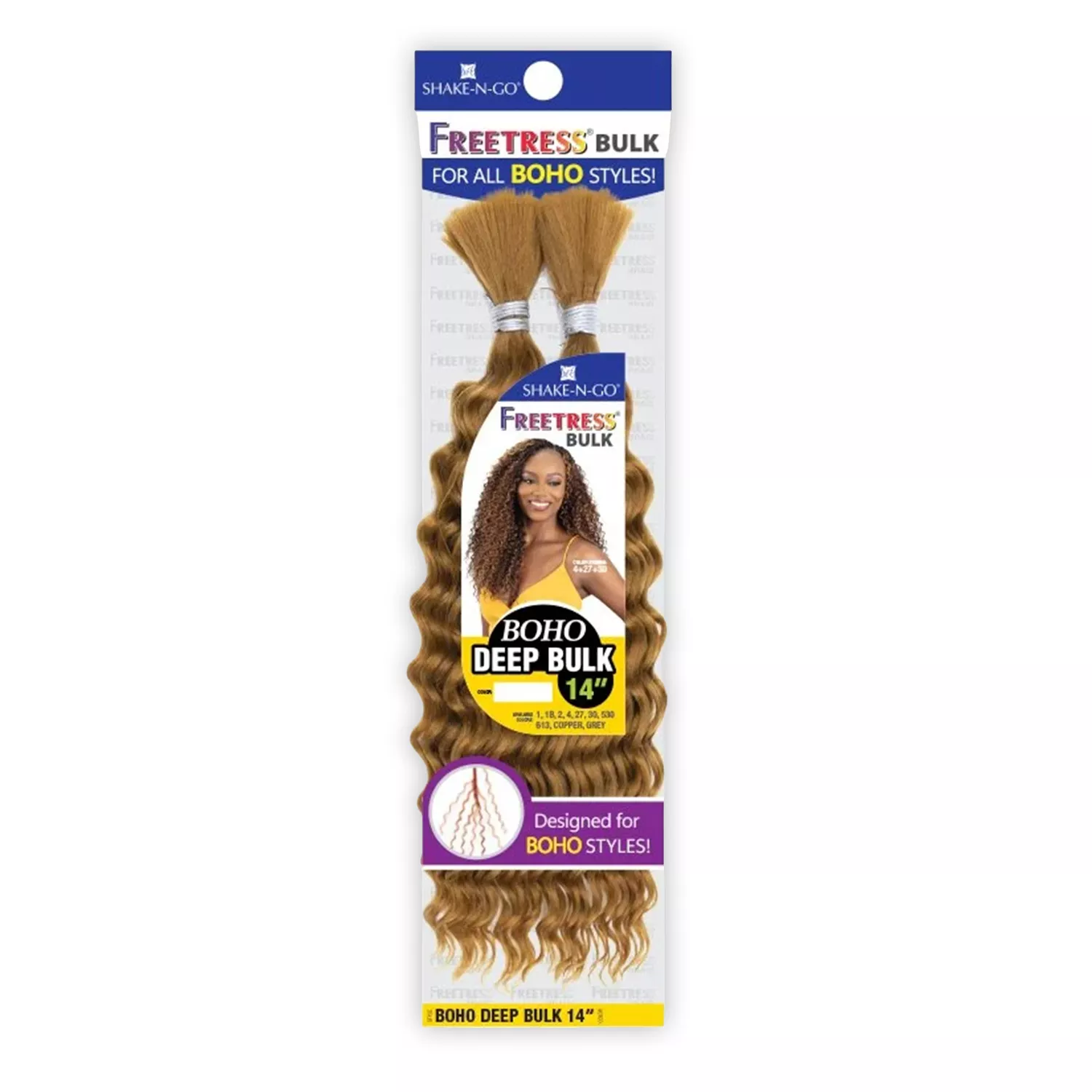 FreeTress Braids Boho Deep Bulk 14"