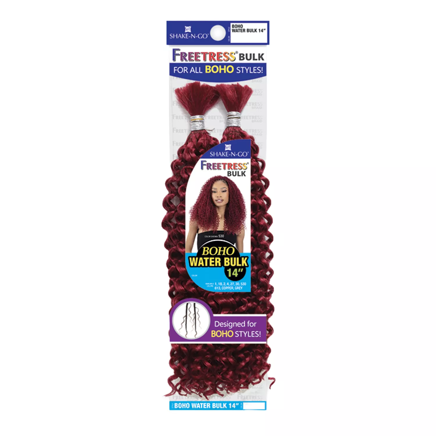 FreeTress Braids Boho Water Bulk 14"