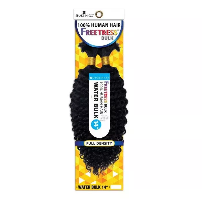 Freetress Bulk 100% Human Hair Braids - WATER BULK 14"