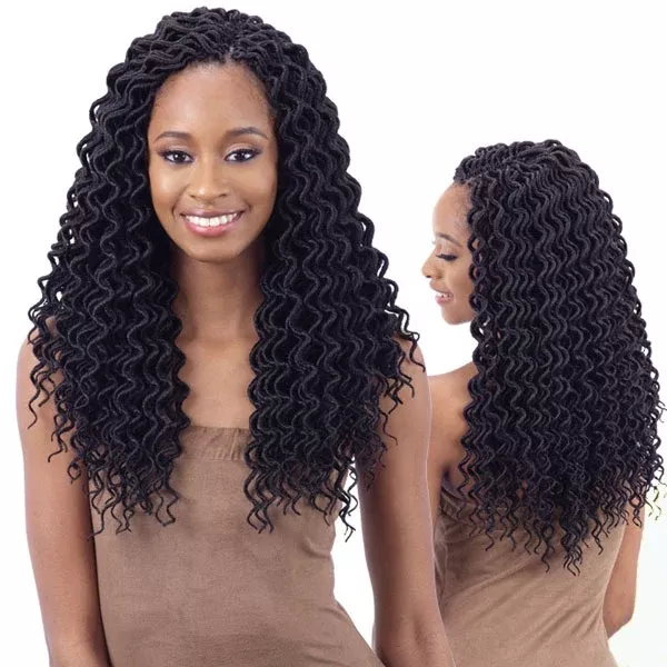 Freetress Crochet Braid - 2X SOFT FAUX LOC CURLY 14"