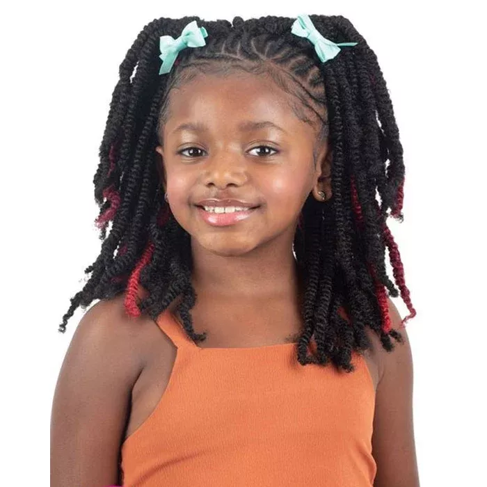 Freetress Crochet Braid - 3X KIDS PRE-FLUFFED POPPIN' TWIST 12"