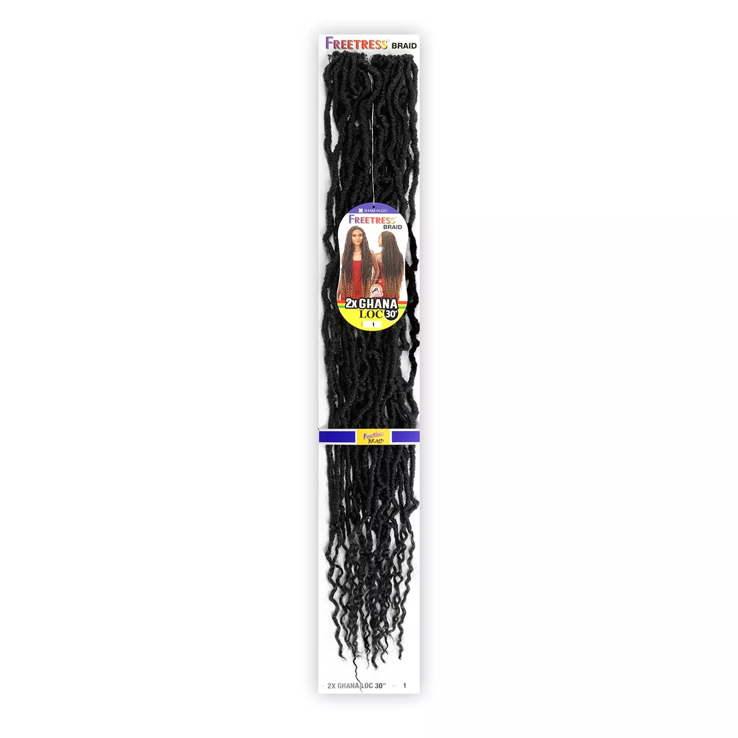 FreeTress Crochet Braids 2X Ghana Loc 30"