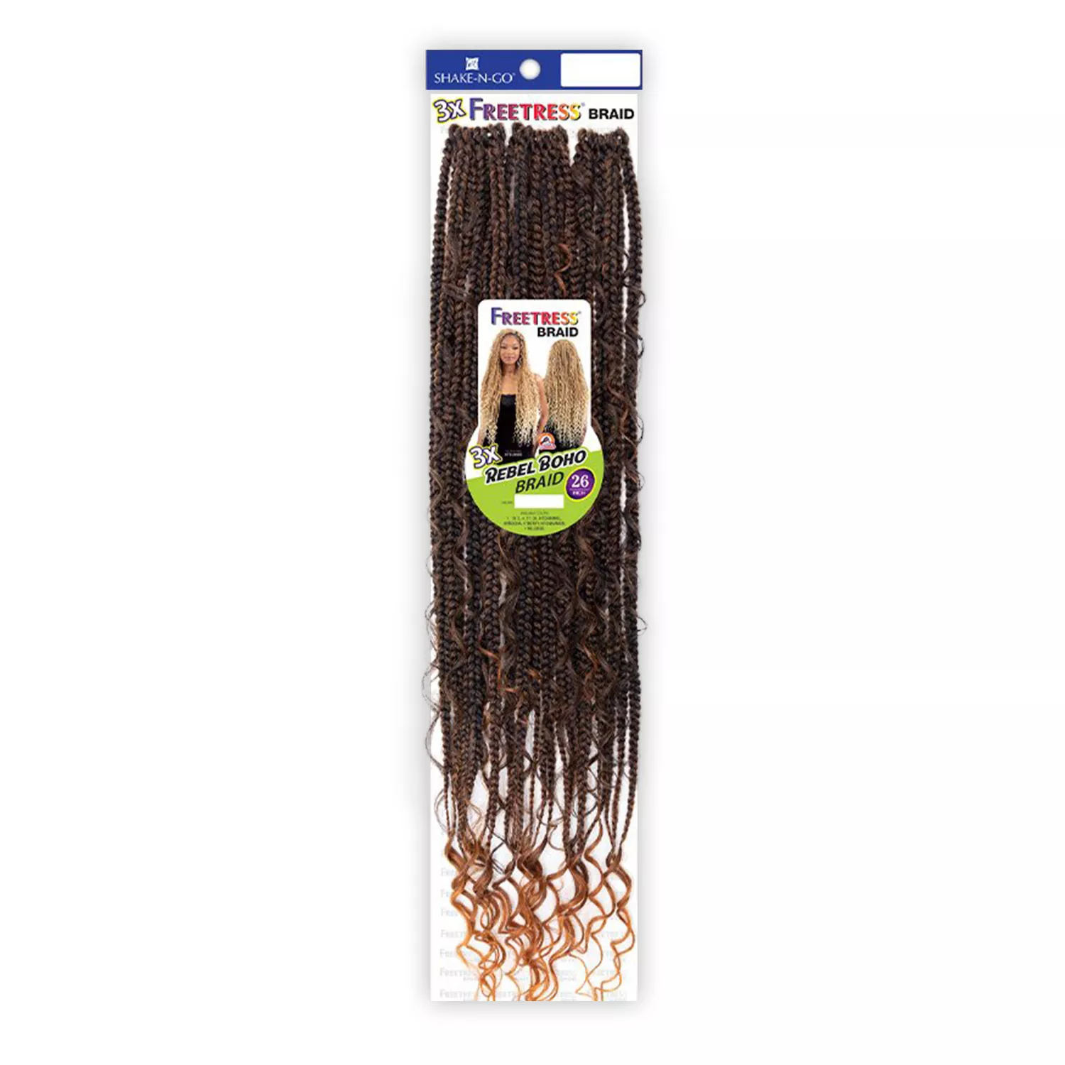 FreeTress Crochet Braids 3X Rebel Boho Braid 26"