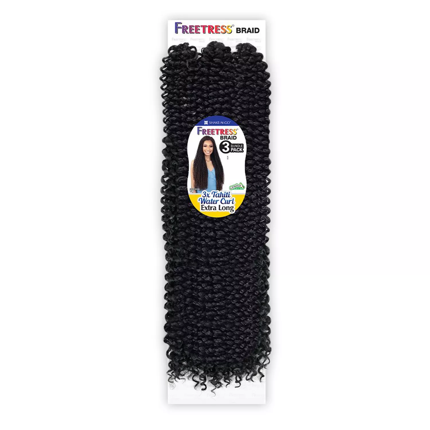FreeTress Crochet Braids 3X Tahiti Water Curl Extra Long