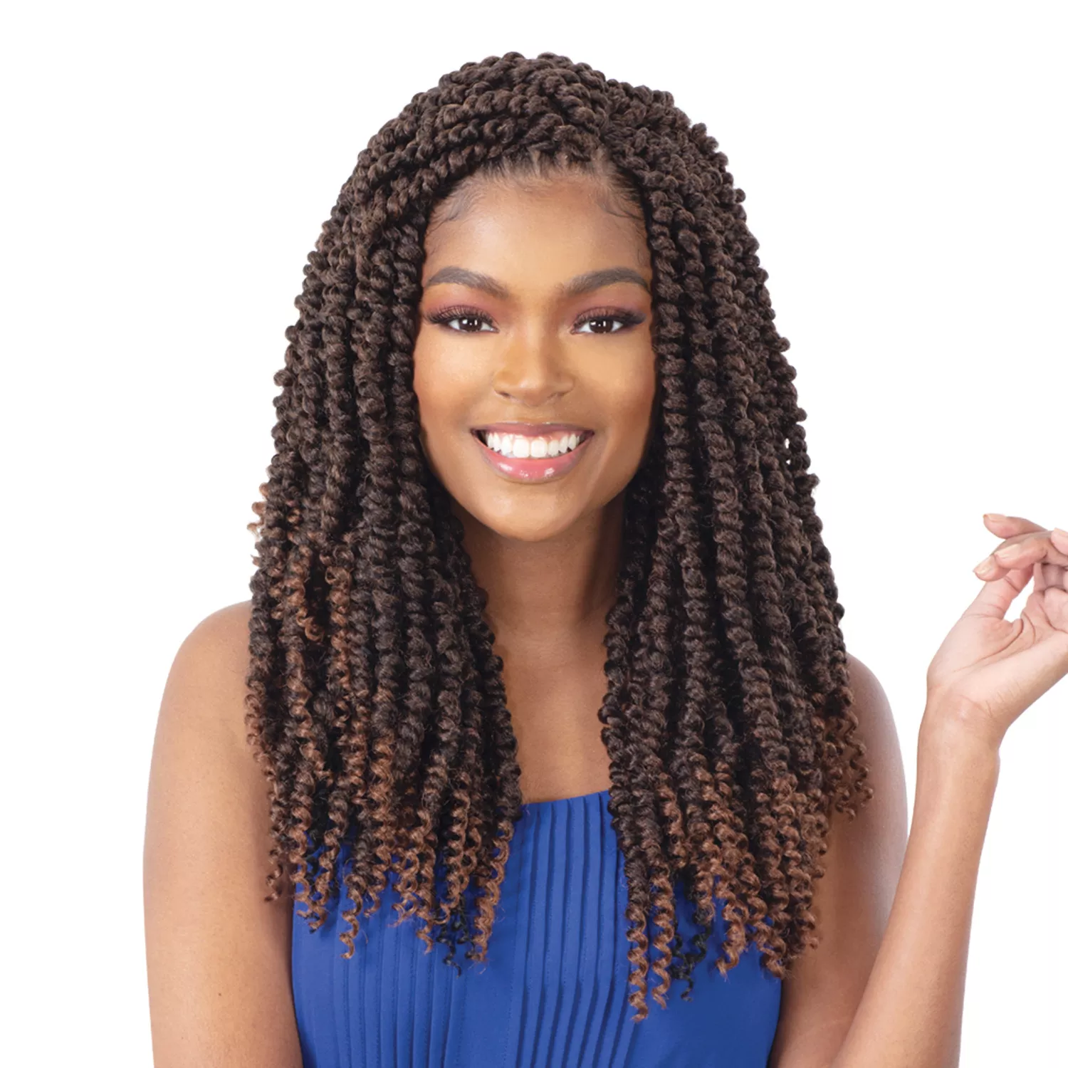 FreeTress Crochet Braids Pre-Looped 3X Large Passion Twist 14"