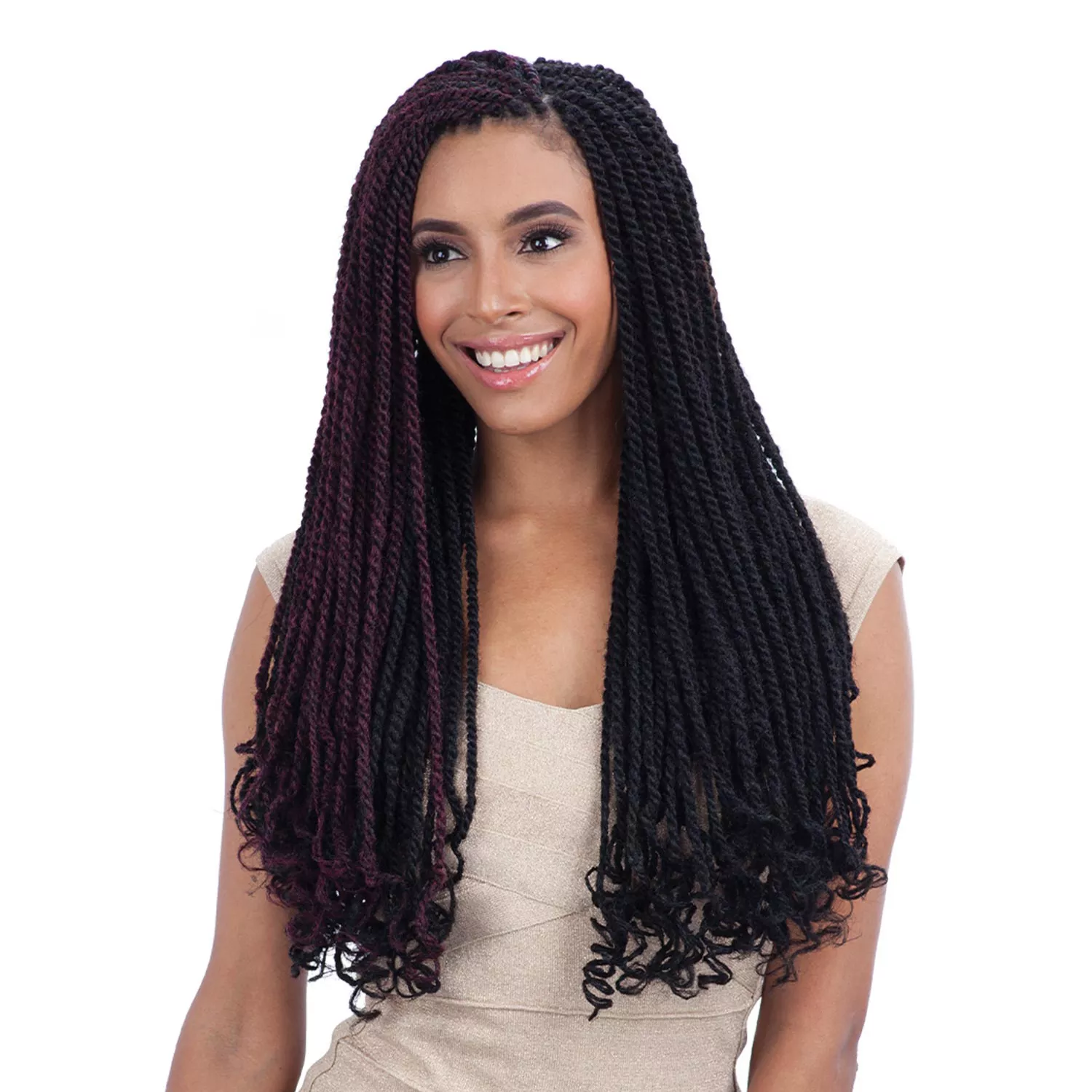 FreeTress Equal Braids Double Strand Style 3X Cuban Twist 24"
