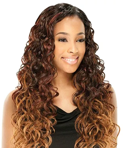 Freetress Equal Double Weave INVISIBLE PART BENTLY CURL 5 Pcs