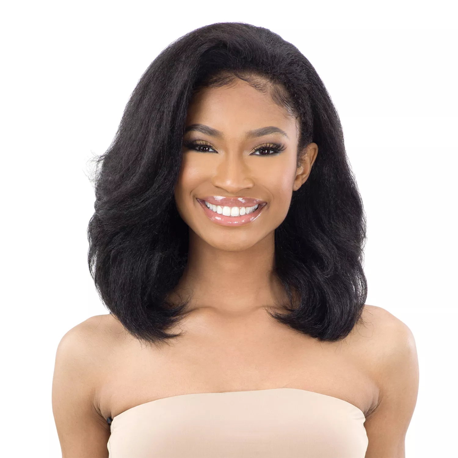 FreeTress Equal Full Cap Drawstring Natural Me Natural Roller Set