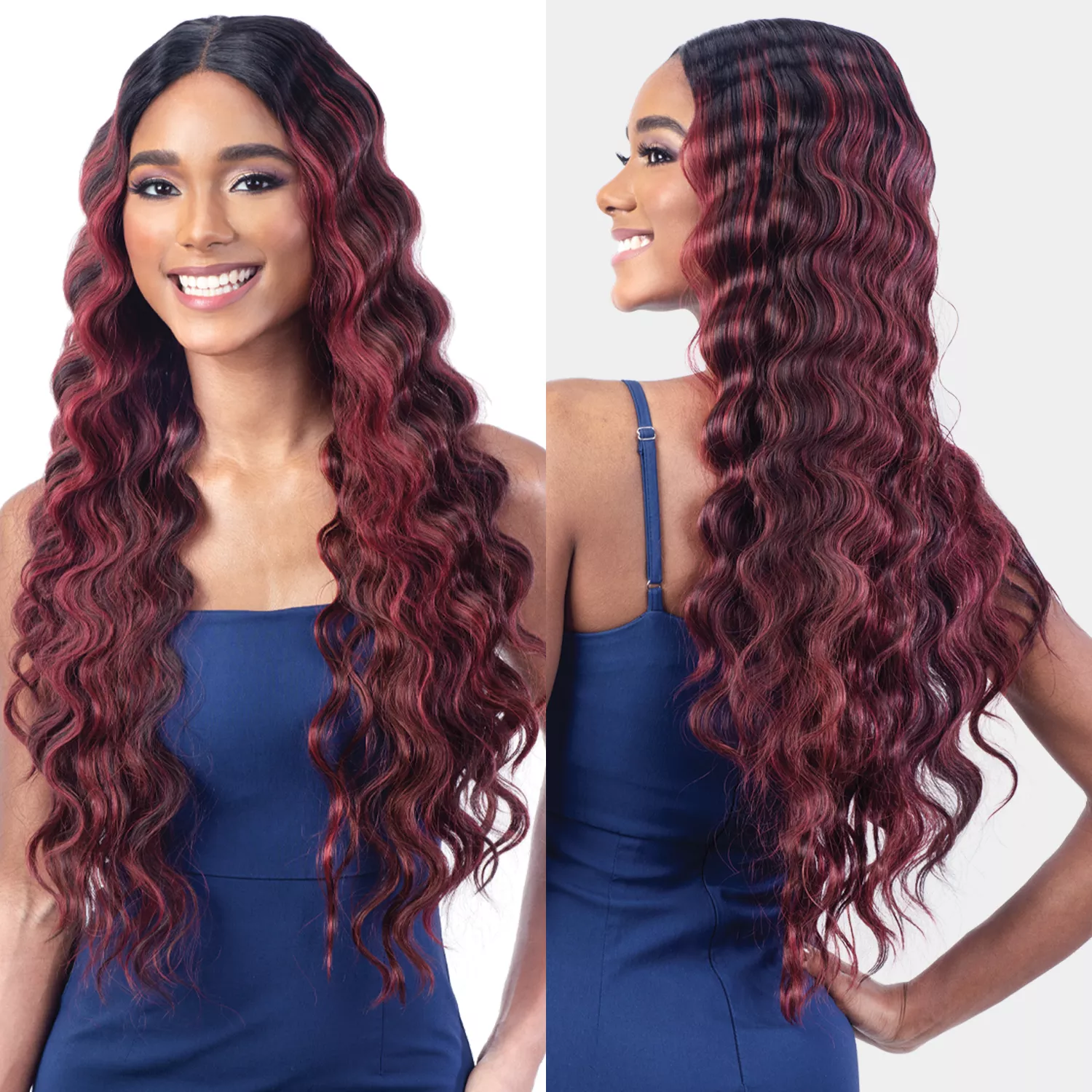 FreeTress Equal HD Lace Front Wig Center Part Level Up Gianna