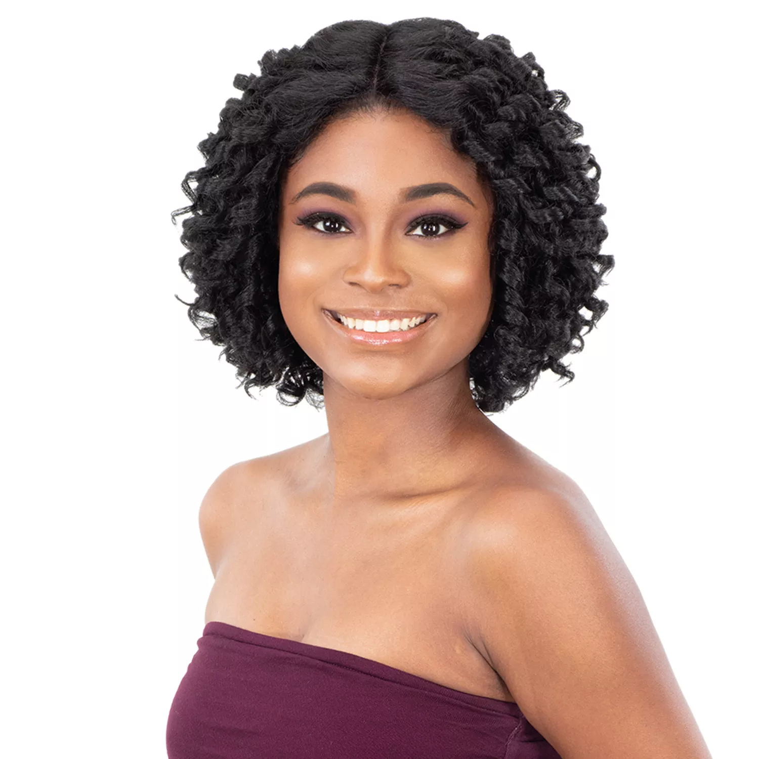 FreeTress Equal Lace Front wig 5" Lace Part Natural Me Natural Flexi Set