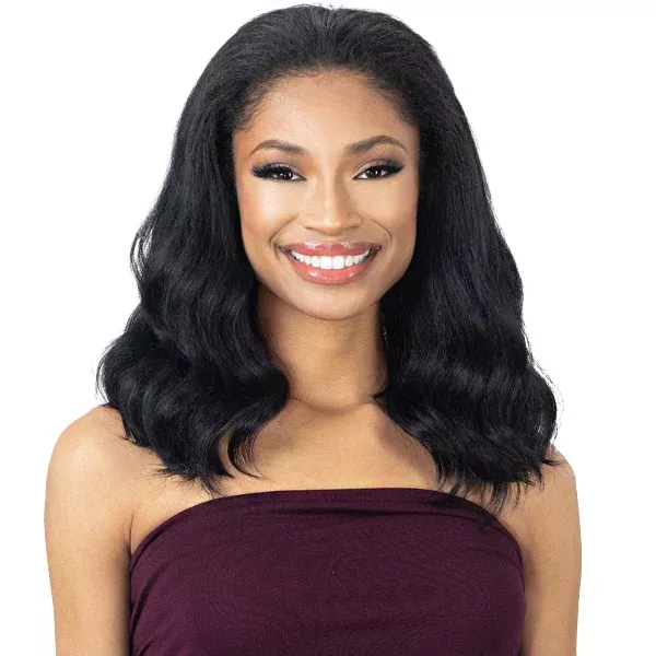 Freetress Equal Natural Me Synthetic Drawstring Fullcap - NATURAL PRESSED WAVES