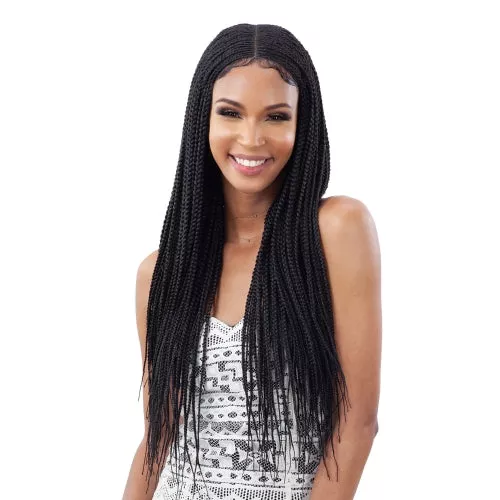 Freetress Equal Synthetic Braided Lace Wig - LONG BOX BRAIDS