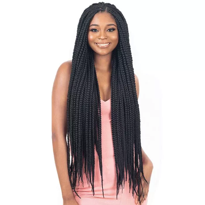 Freetress Que 100% Kanekalon 3X Volume Professional Pre Stretched Braid 28"