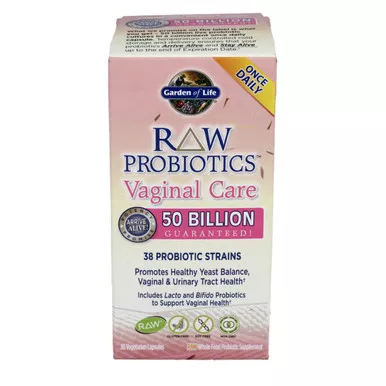 Garden Of Life Raw Probiotics Vaginal Care - 30 Ct.