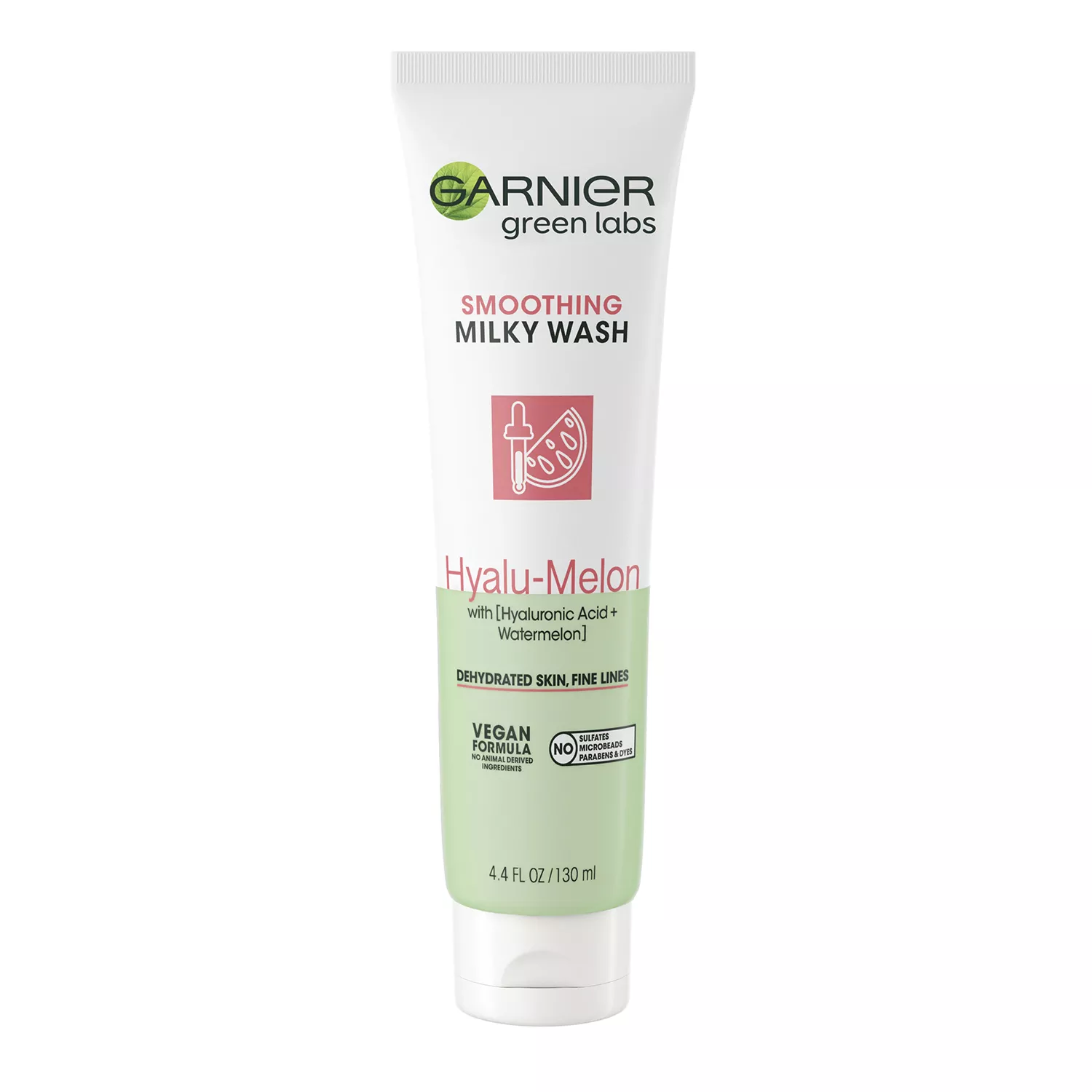 Garnier Green Labs Hyalu-Melon Smoothing Milky Washable Cleanser 4.4oz