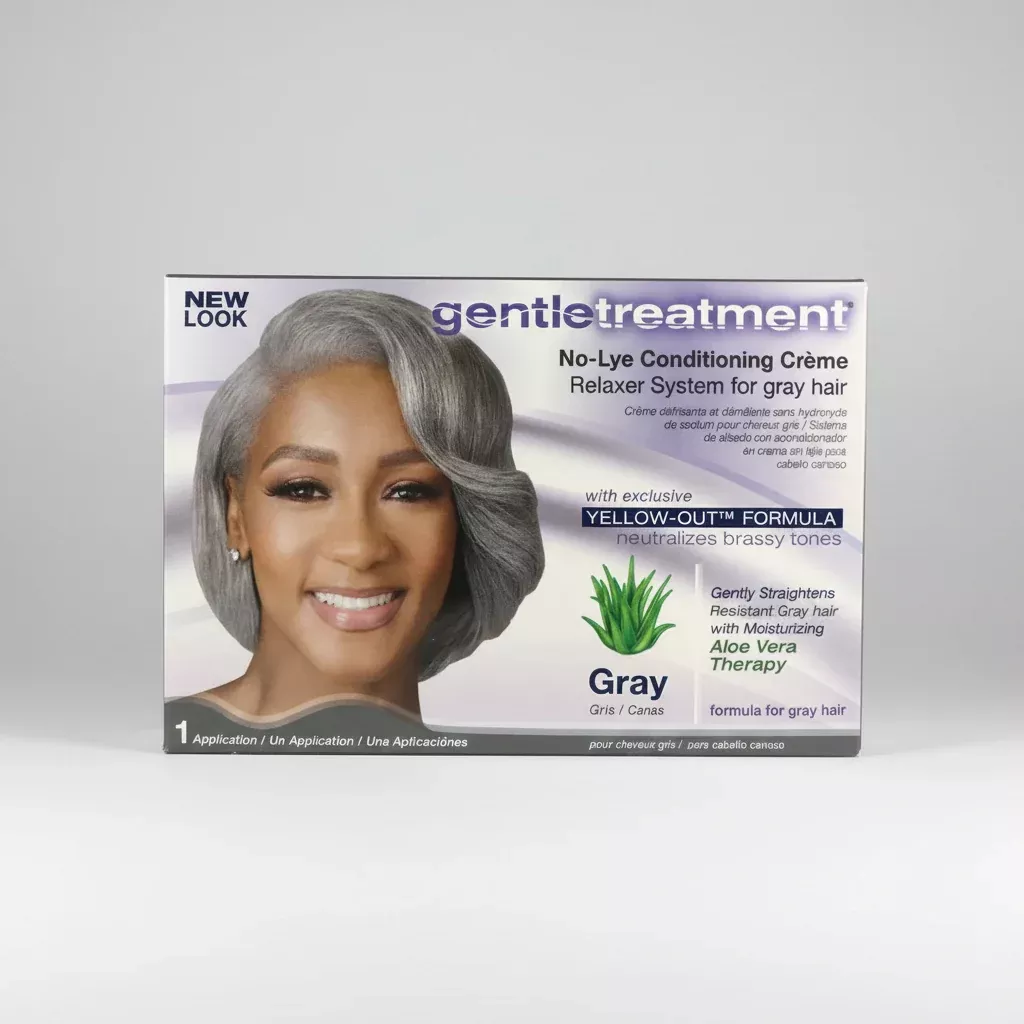 Gentle Treatment No-lye Conditioning Creme Relaxer - GRAY
