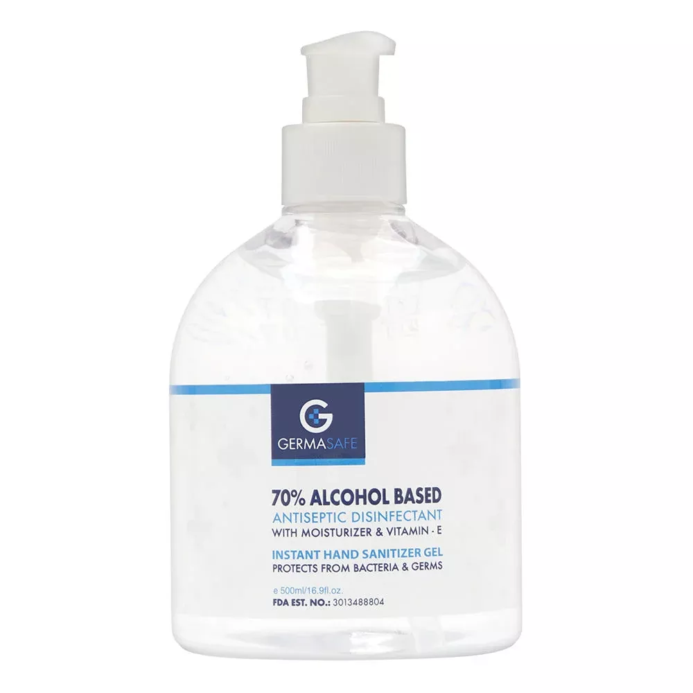 GermaSafe 70% Alcohol Based Antiseptic Disinfectant Sanitizer Gel