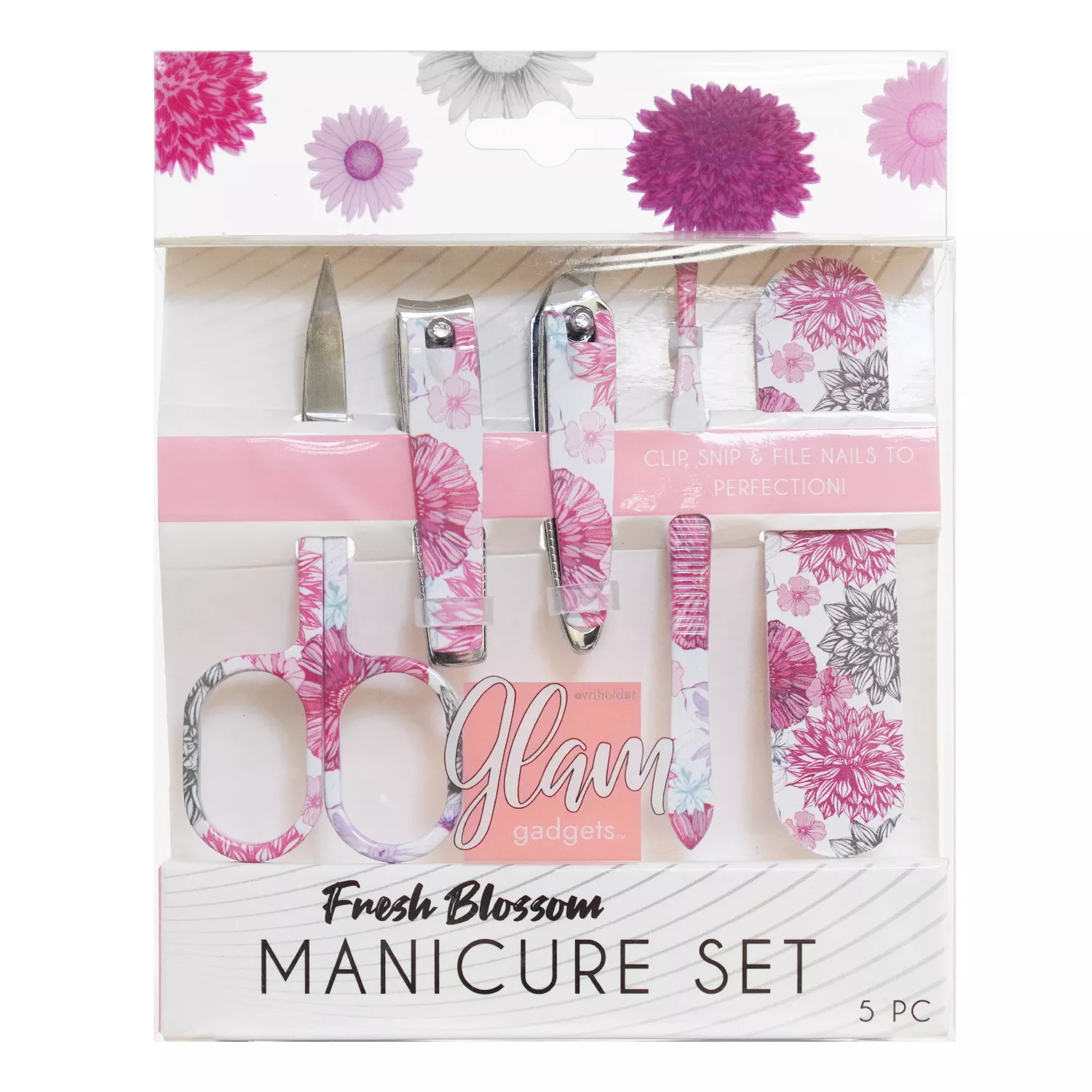 Glam Fresh Blossom Manicure Set 5pcs