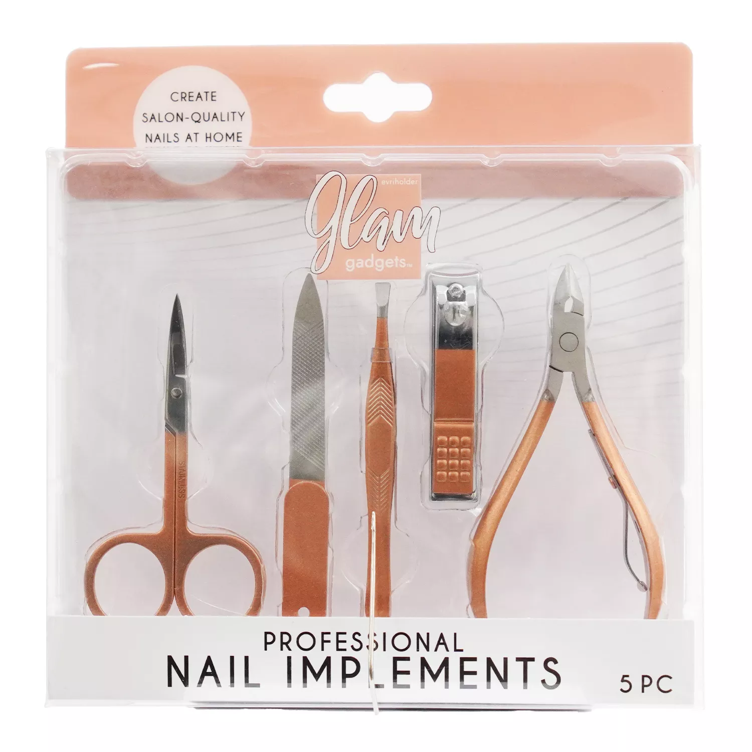 Glam Professional Nail Implements 5pcs