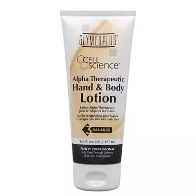 GlyMed Plus Cell Science Alpha Therapeutic Hand and Body Lotion, 6 oz