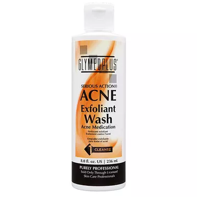 GlyMed Plus Serious Action Exfoliant Wash, 8 oz