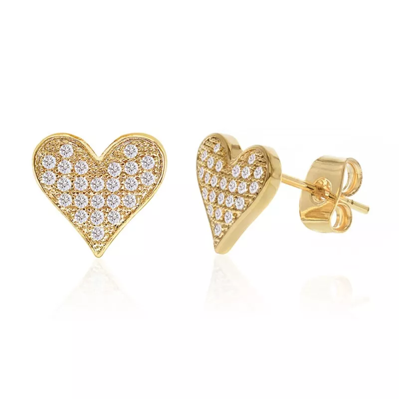 GNS CUBIC ZIRCONIA MICRO PAVE EARRING - CG055