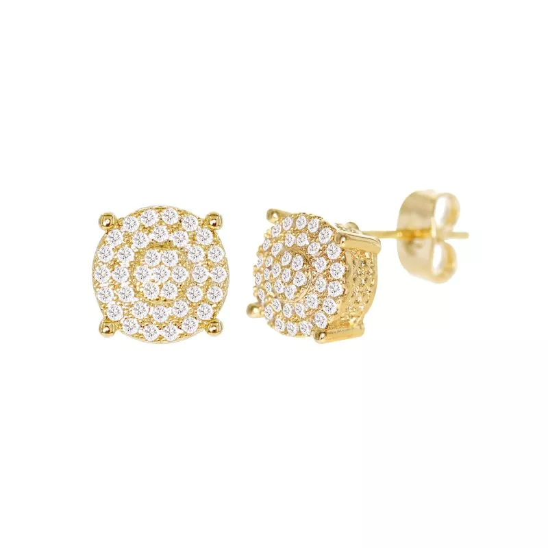 GNS CUBIC ZIRCONIA MICRO PAVE EARRING - CG106