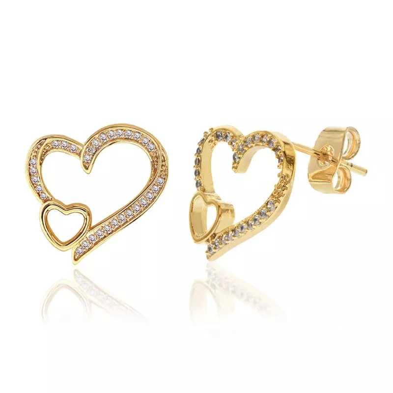 GNS CUBIC ZIRCONIA MICRO PAVE EARRING - CG144