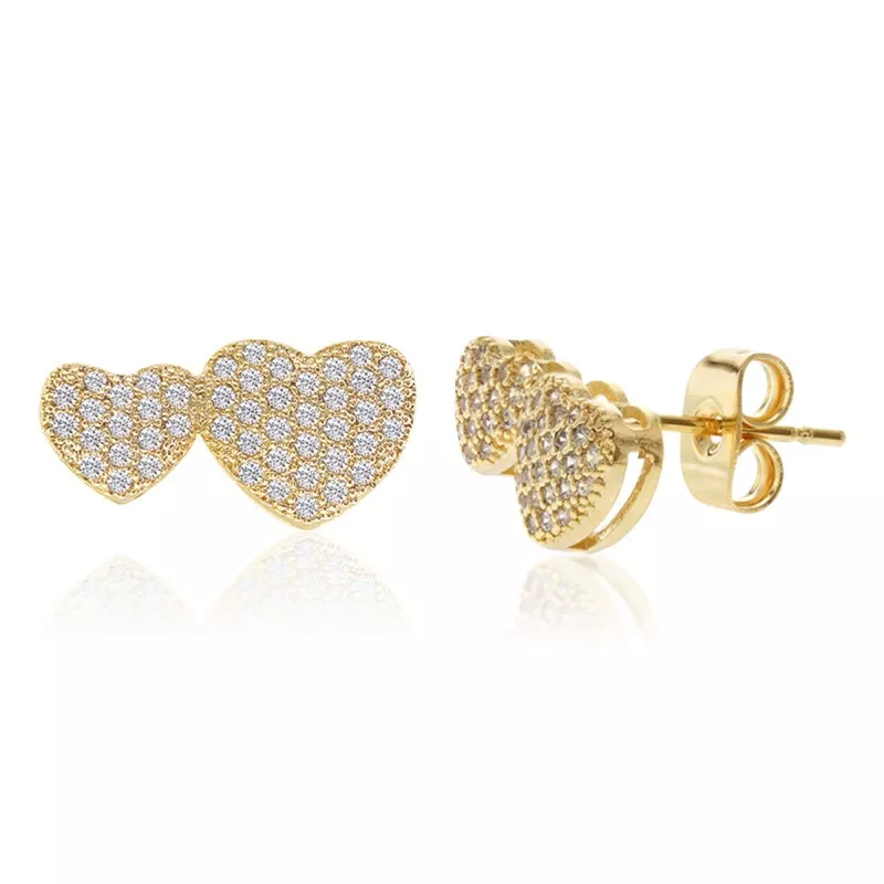 GNS CUBIC ZIRCONIA MICRO PAVE EARRING - CG150