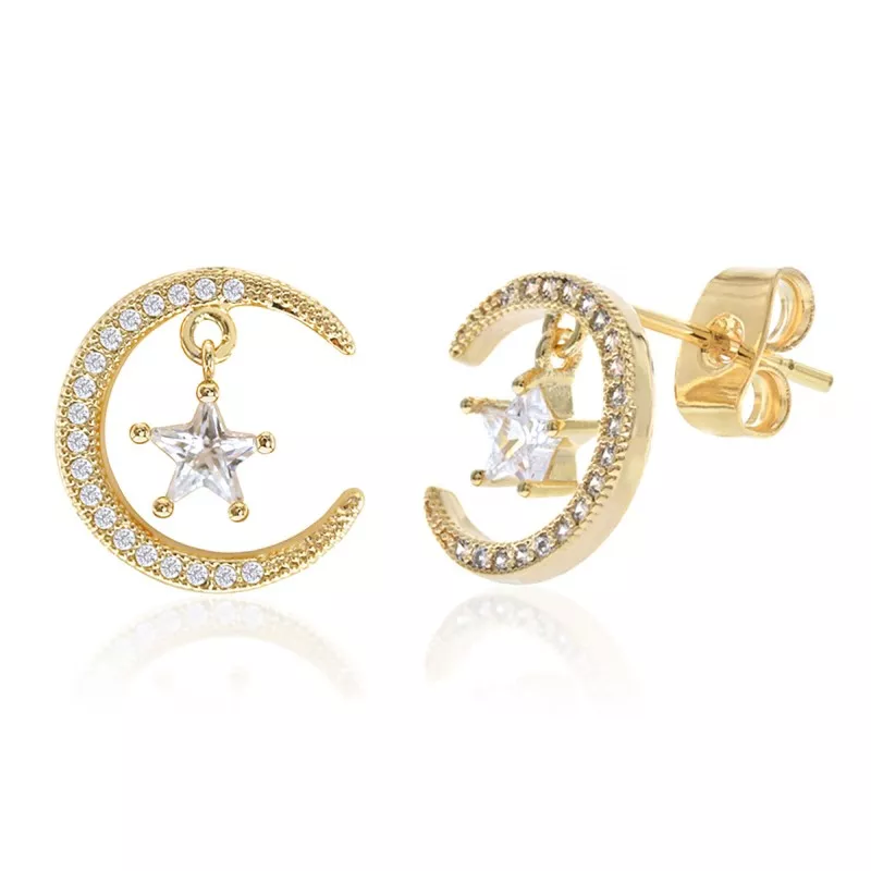 GNS CUBIC ZIRCONIA MICRO PAVE EARRING - CG155