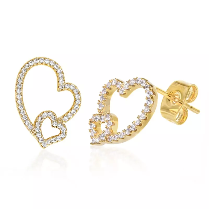 GNS CUBIC ZIRCONIA MICRO PAVE EARRING - CG157