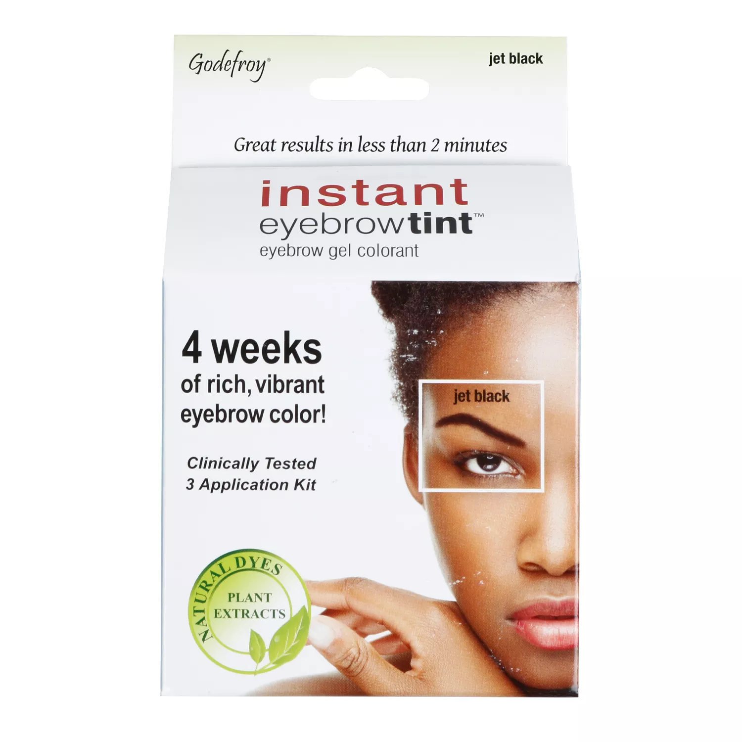 Godefroy Instant Eyebrow Tint 4 Weeks 3 Application Kit