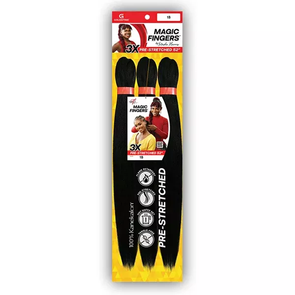 Goldntree Magic Fingers Synthetic Braid - 3X PRE STRETCHED 52