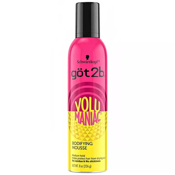 Got2b VoluManiac Bodifying Mousse for Dramatic Volume 8oz