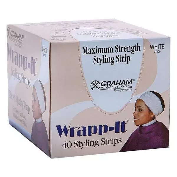GRAHAM WRAPP-IT STYLING STRIPS SINGLE BOX WHITE