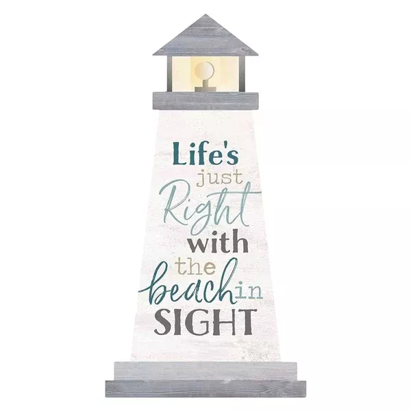 GRAHHAM DUNN SMALL SHAPE - LIFE'S JUST RIGHT WITH THE BEACH IN SIGHT