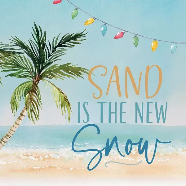 GRAHHAM DUNN WORD BLOCK - SAND IS THE NEW SNOW