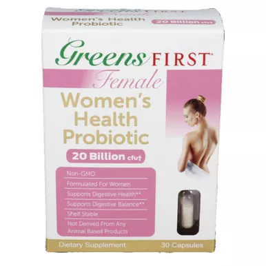 Greens First Female-Women's Health Probiotics - 30 capsules