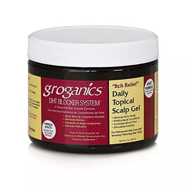 GROGANICS DHT BLOCKER SYSTEM DAILY TOPICAL SCALP GEL 6OZ