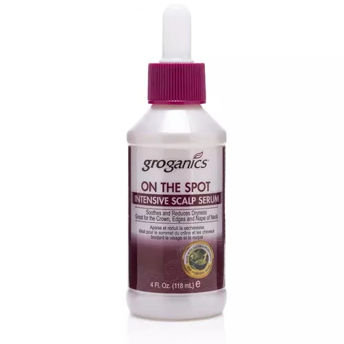 Groganics DHT Blocker System On the Spot Itch Relief Scalp Medicine Drops 4 oz