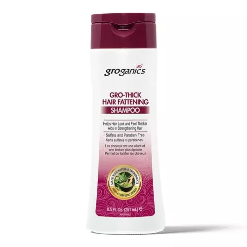 Groganics GROW-THICK Hair Fattening Shampoo 8 oz