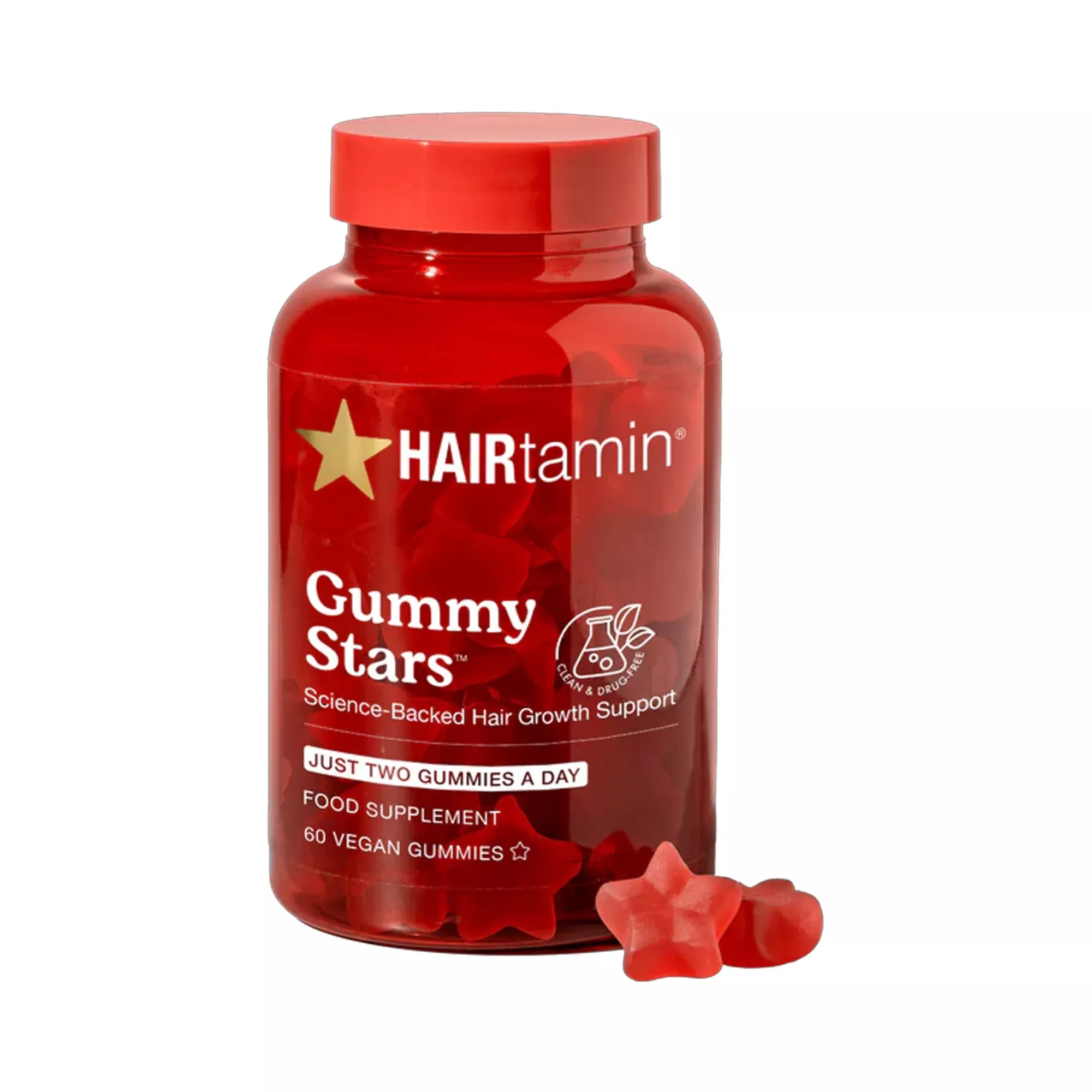 Hairtamin Gummy Stars 60 Gummies