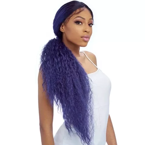 Harlem 125 Ultra HD Undetectable Lace Wig Sleek Ponytail - LH012