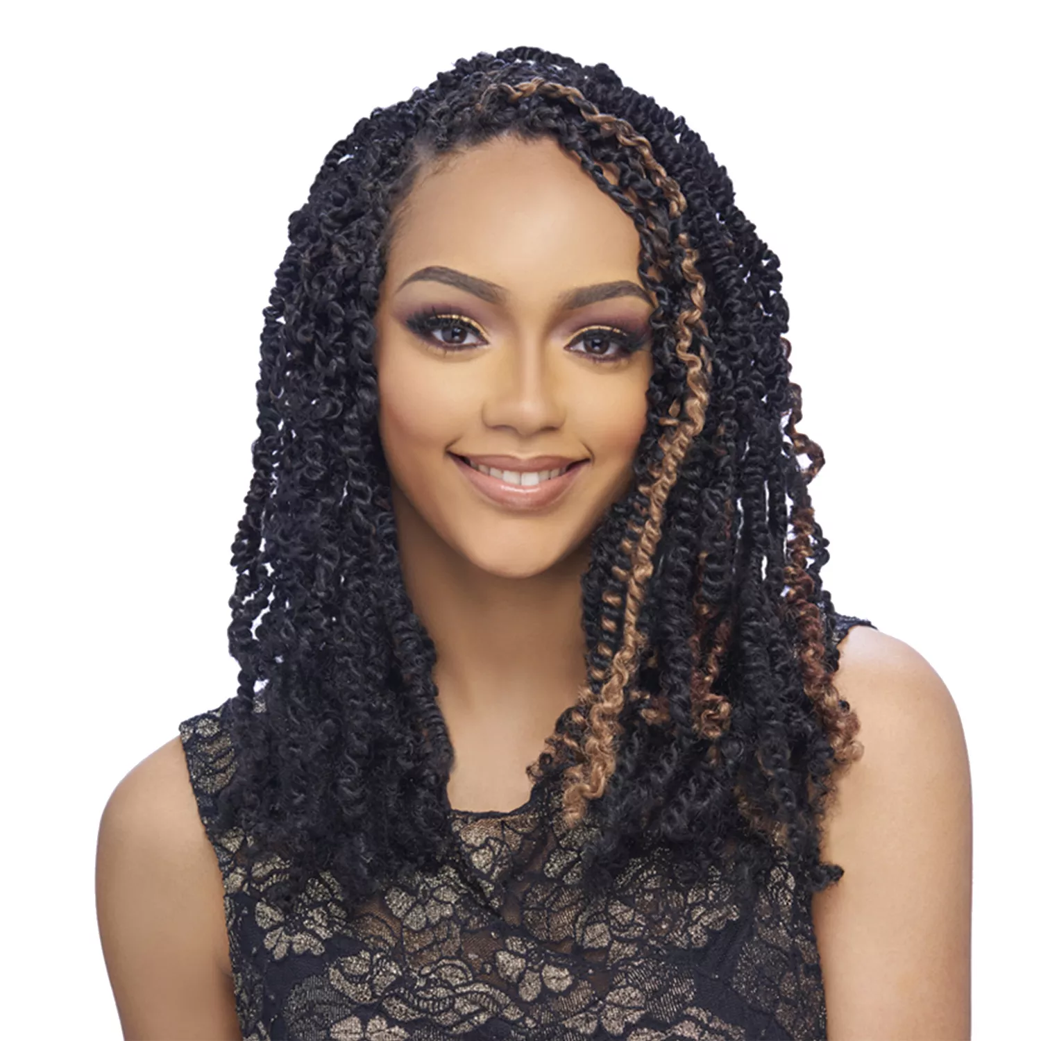 Harlem125 Synthetic Hair Braids Kima Spring Twist 8″