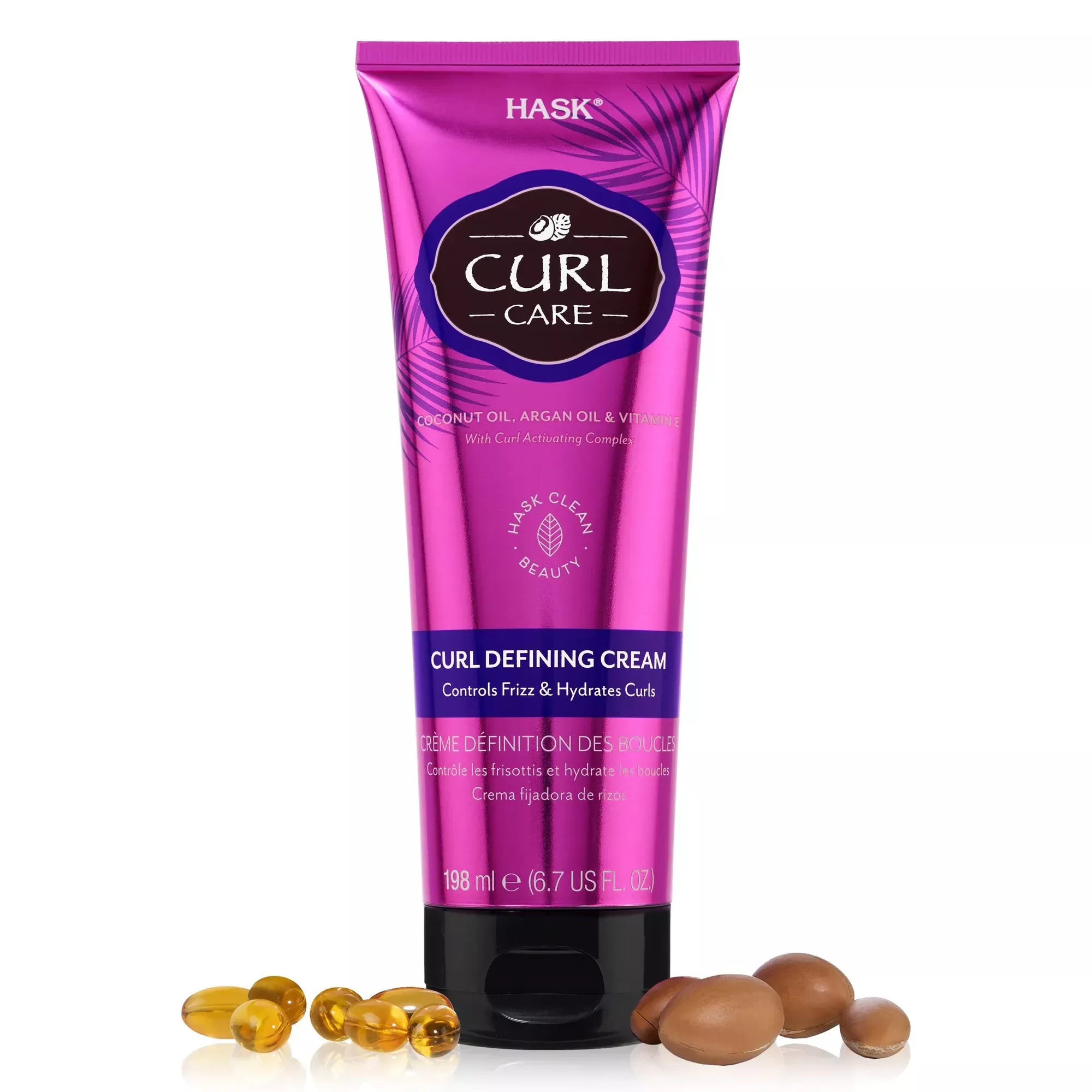 HASK Curl Care Curl Defining Cream 198 ml - Define and Enhance Your Curls
