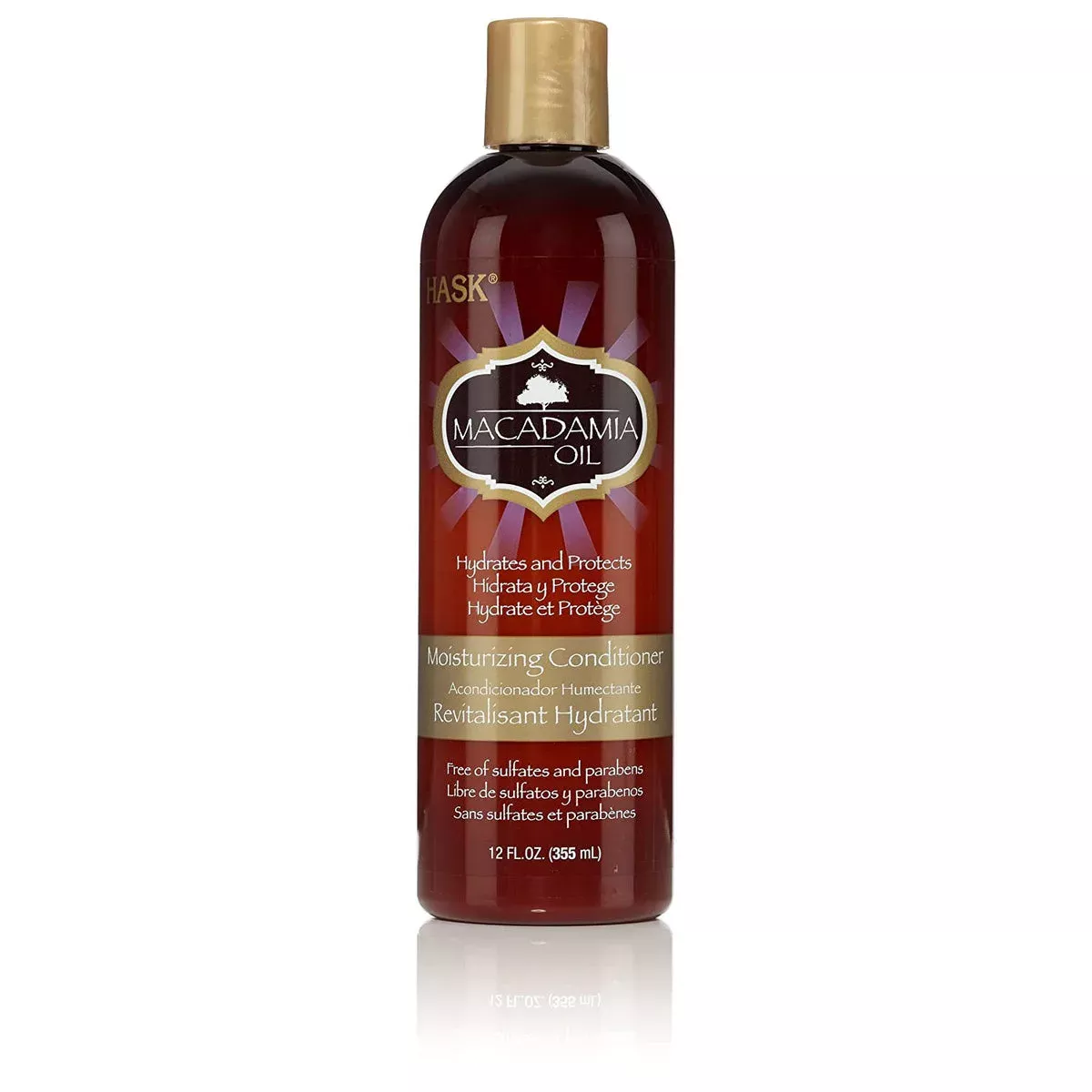HASK Macadamia Oil Moisturizing Conditioner 12.0 Fl.Oz Model #HK-34325, UPC: 071164343258
