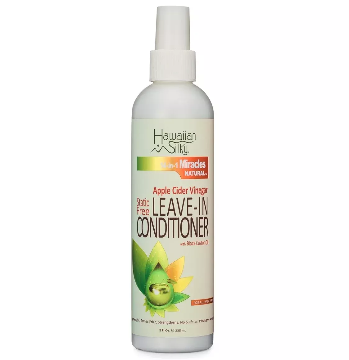Hawaiian Silky 14 In 1 Miracle Natural Hair Balanced Apple Cider Vinegar Leave-in Conditioner (8 oz)