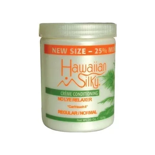 Hawaiian Silky Creme Conditioning NO-LYE RELAXER 20 oz- Regular