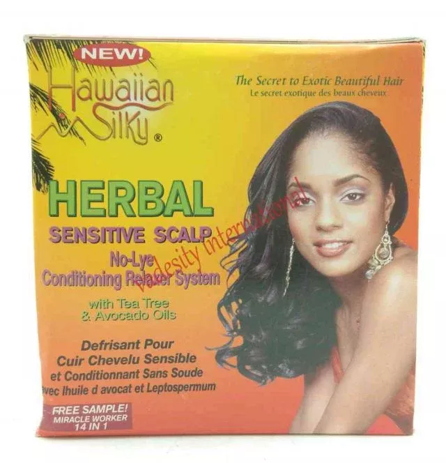 Hawaiian silky herbal no-lye relaxer regular