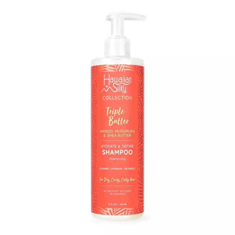 HAWAIIAN SILKY TRIPLE BUTTER HYDRATE & DEFINE SHAMPOO 12oz